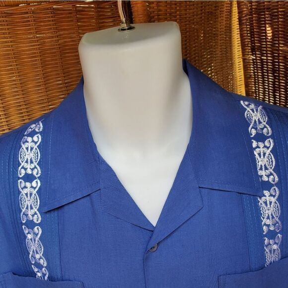 Maximos USA Yucatan Blue Shirt L - Picture 3 of 7